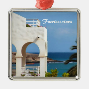 Fuerteventura-Kork-Unterlage Ornament Aus Metall