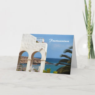 Fuerteventura Küsten Reise Kunst Karte
