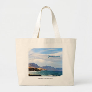 Fuerteventura Ozeanküste Reise Kunst Jumbo Stoffbeutel