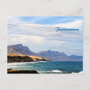 Fuerteventura Ozeanküste Reise Kunst Postkarte