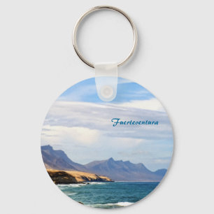 Fuerteventura Ozeanküste Reise Kunst Schlüsselanhänger