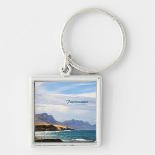 Fuerteventura Ozeanküste Reise Kunst Schlüsselanhänger