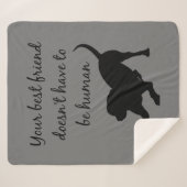 Fug Dog Lover Zitat Bestes Sprichwort Sherpadecke (Vorderseite (Horizontal))