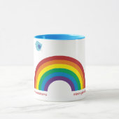 FUG Regenbogen-Vogel Tasse (Zentrum)