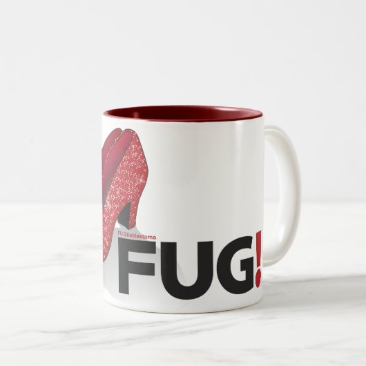 FUG Rubin-Pantoffel Zweifarbige Tasse (VorderseiteRechts)