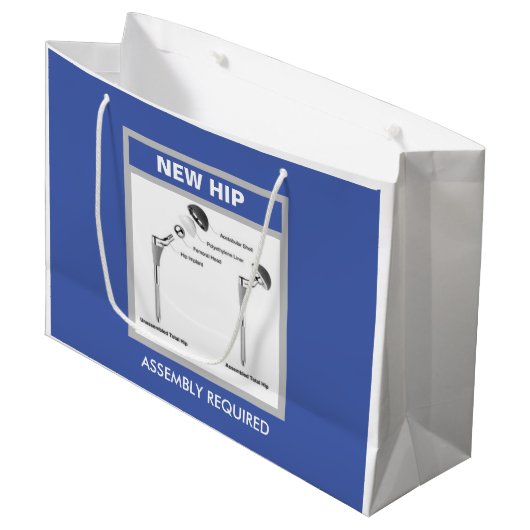 Fuge Angesagte Operation - Montage erforderlich Große Geschenktüte (Vorderseite Schrägansicht)