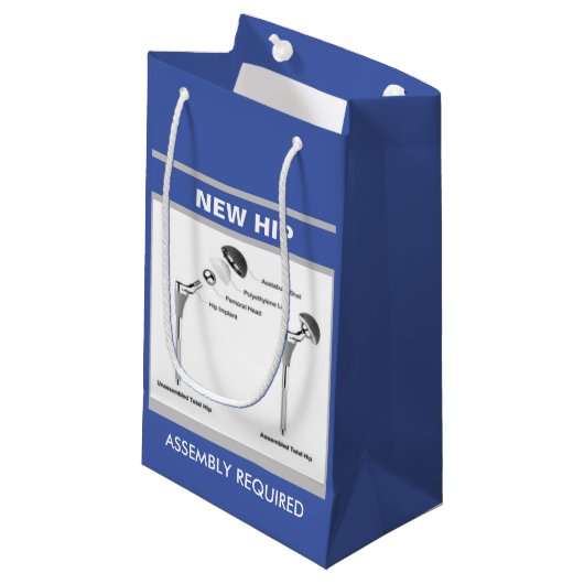 Fuge Angesagte Operation - Montage erforderlich Kleine Geschenktüte (Vorderseite Schrägansicht)