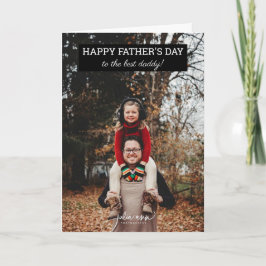 Füge dein Bild zu diesem Foto des glücklichen Vate Karte
