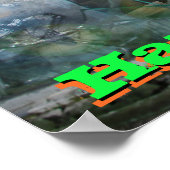 Füge dein eigenes Foto zu diesem Fun Halloween hin Poster (Ecke)