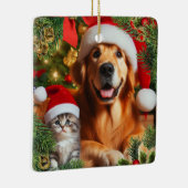 Füge deinen Begleiter oder das Foto/den Weihnachts Keramikornament (Rechts)