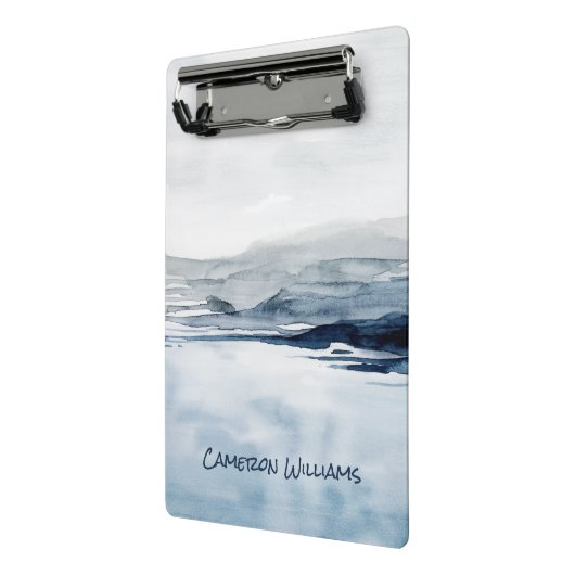 Füge Deinen Namen hinzu | Abgestürztes Horizont II Mini Klemmbrett (Gewinkelt2)