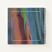 Füge Deinen Namen hinzu | Abstrakte von Rainbow Gu Notizblock (Rückseite)