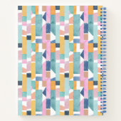 Füge Deinen Namen hinzu | Abstraktes Wasserfarben Notizblock (Rückseite)