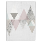 Füge Deinen Namen hinzu | Amuse II | Geometrisch m Klemmbrett (Rückseite)