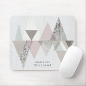 Füge Deinen Namen hinzu | Amuse II | Geometrisch m Mousepad (Mit Mouse)