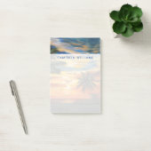 Füge Deinen Namen hinzu | Atemberaubender tropisch Post-it Klebezettel (Büro)