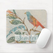 Füge Deinen Namen hinzu | Aviäre Collage II Mousepad (Mit Mouse)