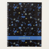 Füge Deinen Namen hinzu | Blasenmuster Planer (Vorderseite)