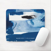 Füge Deinen Namen hinzu | Blue Amore II Mousepad (Mit Mouse)