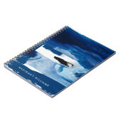 Füge Deinen Namen hinzu | Blue Amore II Notizblock (Linke Seite)