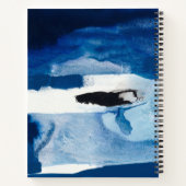 Füge Deinen Namen hinzu | Blue Amore II Notizblock (Rückseite)