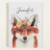 Füge Deinen Namen hinzu | Blume Crown Forester Fox Planer (Vorderseite)