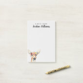 Füge Deinen Namen hinzu | Blume Kronenwald Post-it Klebezettel (Auf Schreibtisch)