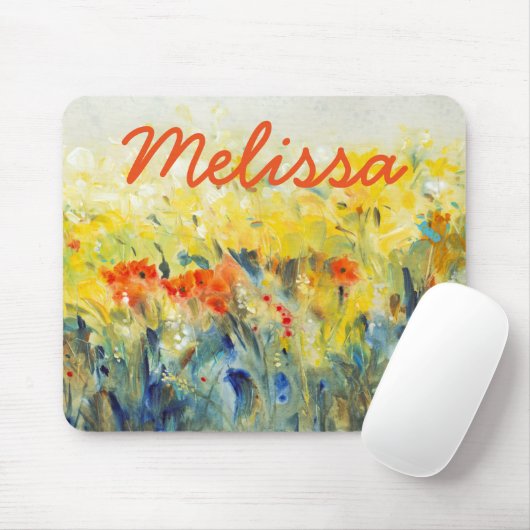 Füge Deinen Namen hinzu | Blume Sway II Mousepad (Mit Mouse)