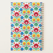 Füge Deinen Namen hinzu | Blumengewohnheitsmuster Planer (Rückseite)