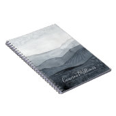 Füge Deinen Namen hinzu | Blustering Gray Valley Notizblock (Rechte Seite)