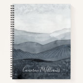 Füge Deinen Namen hinzu | Blustering Gray Valley Notizblock (Vorderseite)