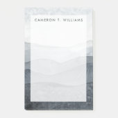 Füge Deinen Namen hinzu | Blustering Gray Valley Post-it Klebezettel (Vorderseite)