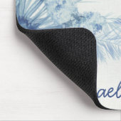 Füge Deinen Namen hinzu | Chambray Palms II Mousepad (Ecke)