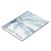 Füge Deinen Namen hinzu | Chambray Palms II Notizblock (Linke Seite)