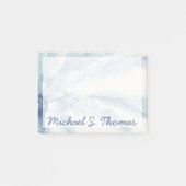 Füge Deinen Namen hinzu | Chambray Palms II Post-it Klebezettel (Vorderseite)