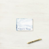 Füge Deinen Namen hinzu | Chambray Palms II Post-it Klebezettel (Auf Schreibtisch)