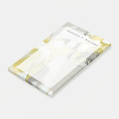 Füge Deinen Namen hinzu | Citron Mist Post-it Klebezettel (angewinkelt)