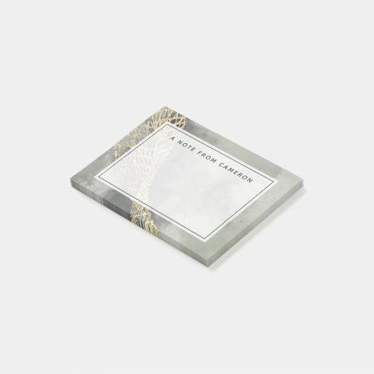 Füge Deinen Namen hinzu | Cloud Matrix Post-it Klebezettel (angewinkelt)