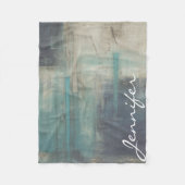 Füge Deinen Namen hinzu | Crossfade I Fleecedecke (Vorderseite)