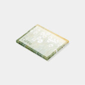 Füge Deinen Namen hinzu | Daisy Spring I Post-it Klebezettel (angewinkelt)