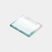 Füge Deinen Namen hinzu | Dämmerung an der Bucht - Post-it Klebezettel (angewinkelt)