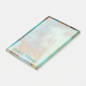 Füge Deinen Namen hinzu | Deja Blue Post-it Klebezettel (angewinkelt)