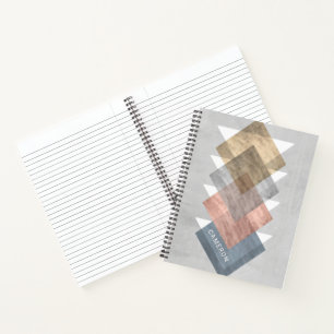 Füge Deinen Namen hinzu   Diamond Align I Notizblock