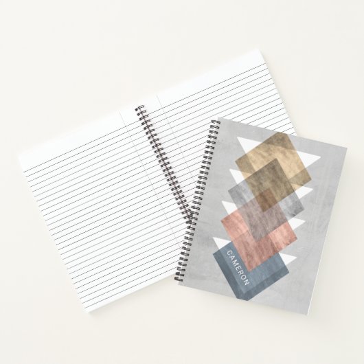 Füge Deinen Namen hinzu | Diamond Align I Notizblock (Innenseite)