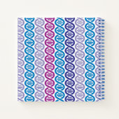 Füge Deinen Namen hinzu | DNA-Muster Notizblock (Rückseite)