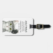 Füge Deinen Namen hinzu | Downton Cat Gepäckanhänger (Vorderseite horizontal)