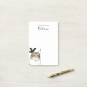 Füge Deinen Namen hinzu | Downton Cat Post-it Klebezettel (Auf Schreibtisch)