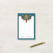 Füge Deinen Namen hinzu | Ethnisch Inspiriert Elef Post-it Klebezettel (Auf Schreibtisch)