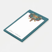 Füge Deinen Namen hinzu | Ethnisch Inspiriert Elef Post-it Klebezettel (angewinkelt)