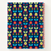 Füge Deinen Namen hinzu | Farbiges Muster Notizblock (Rückseite)